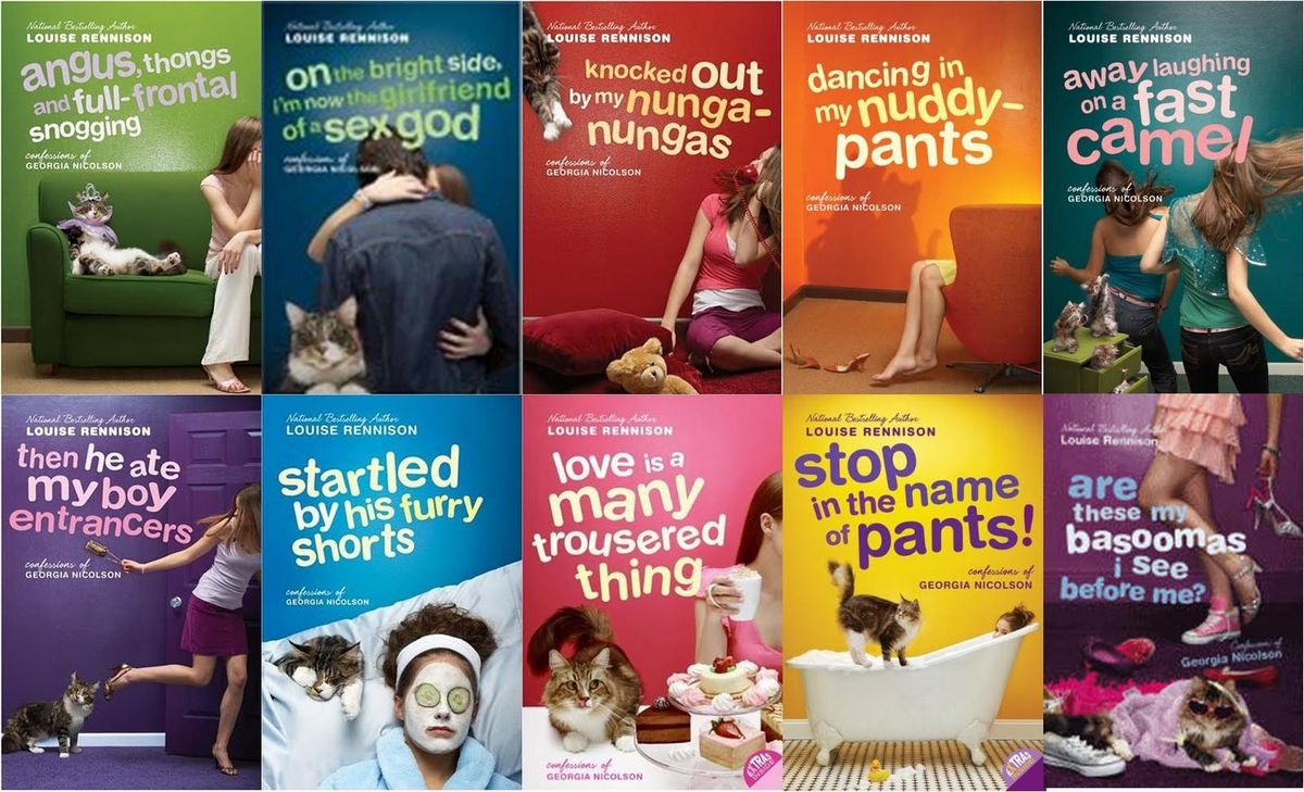 Confessions of Georgia Nicolson Collection – 10 Book Set: Angus, Thongs and Full-Frontal Snogging & More - By Louise Rennison - Paperback