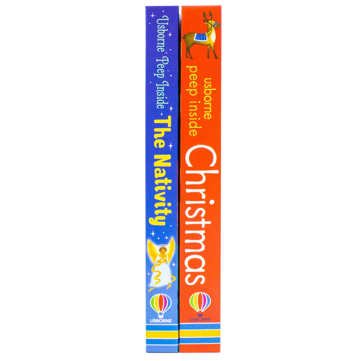 Peep Inside Christmas & The Nativity – 2 Book Collection Pack - By Anna Milbourne - Board Books