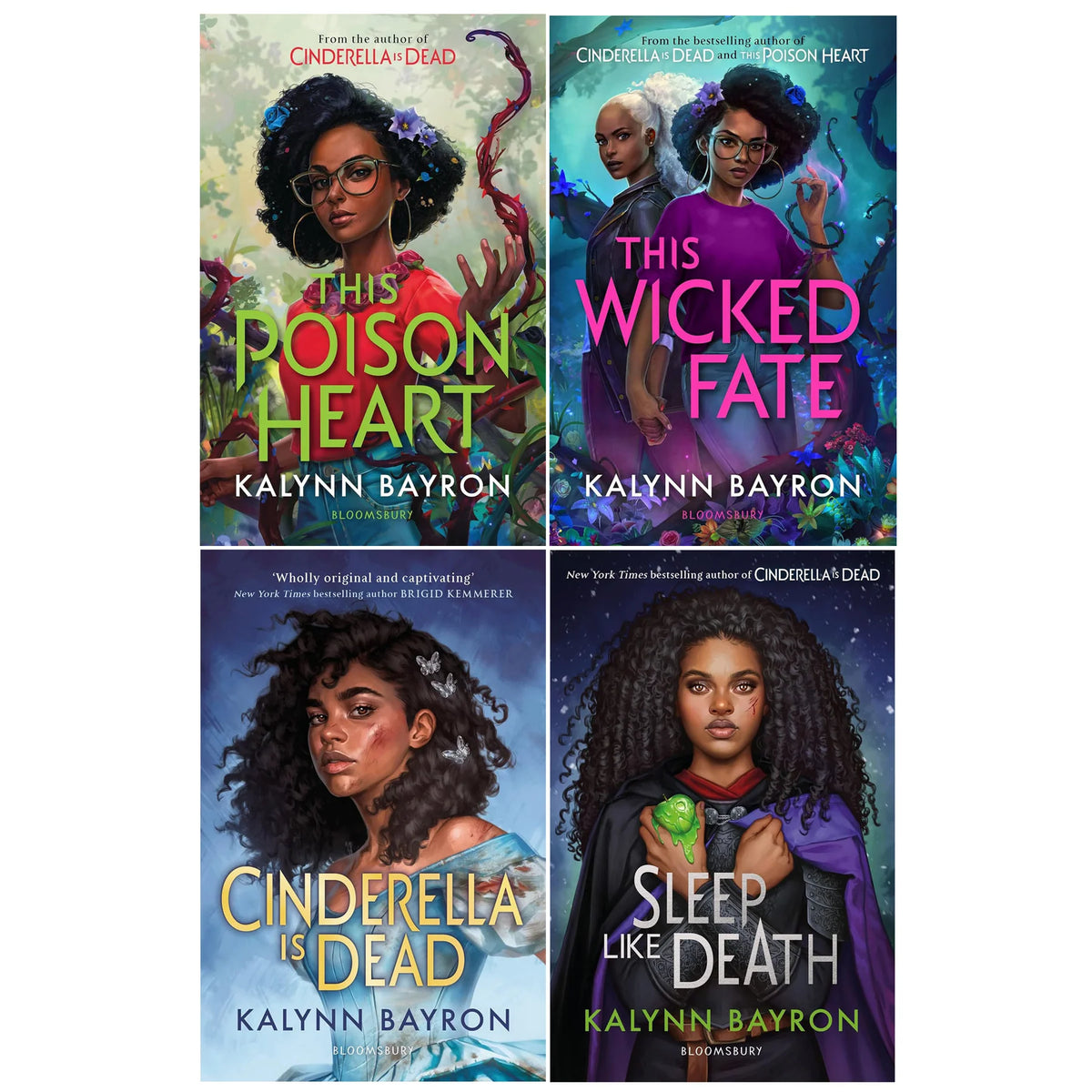 Kalynn Bayron Collection – 4 Book Set: Cinderella Is Dead, This Poison Heart, This Wicked Fate & Sleep Like Death - By Kalynn Bayron - Paperback