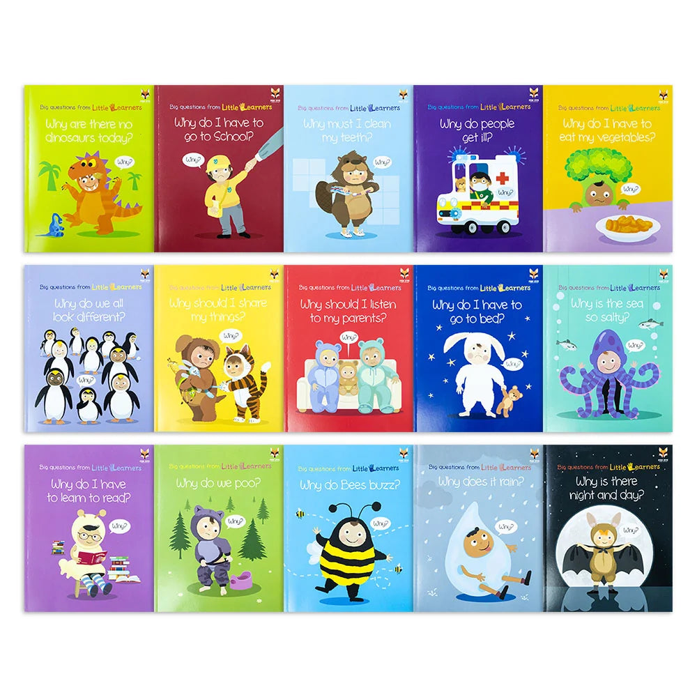 Big Questions from Little Learners – 15 Book Collection Box Set: Curious Questions & Everyday Discoveries for Young Children - Paperback
