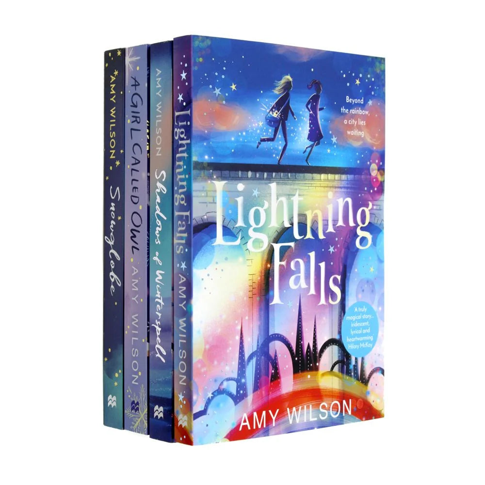 Amy Wilson – 4 Book Collection Set: Snow Globe, Shadows of Winterspell, A Girl Called Owl & Lightning Falls - Children's Fantasy & Magical Fiction