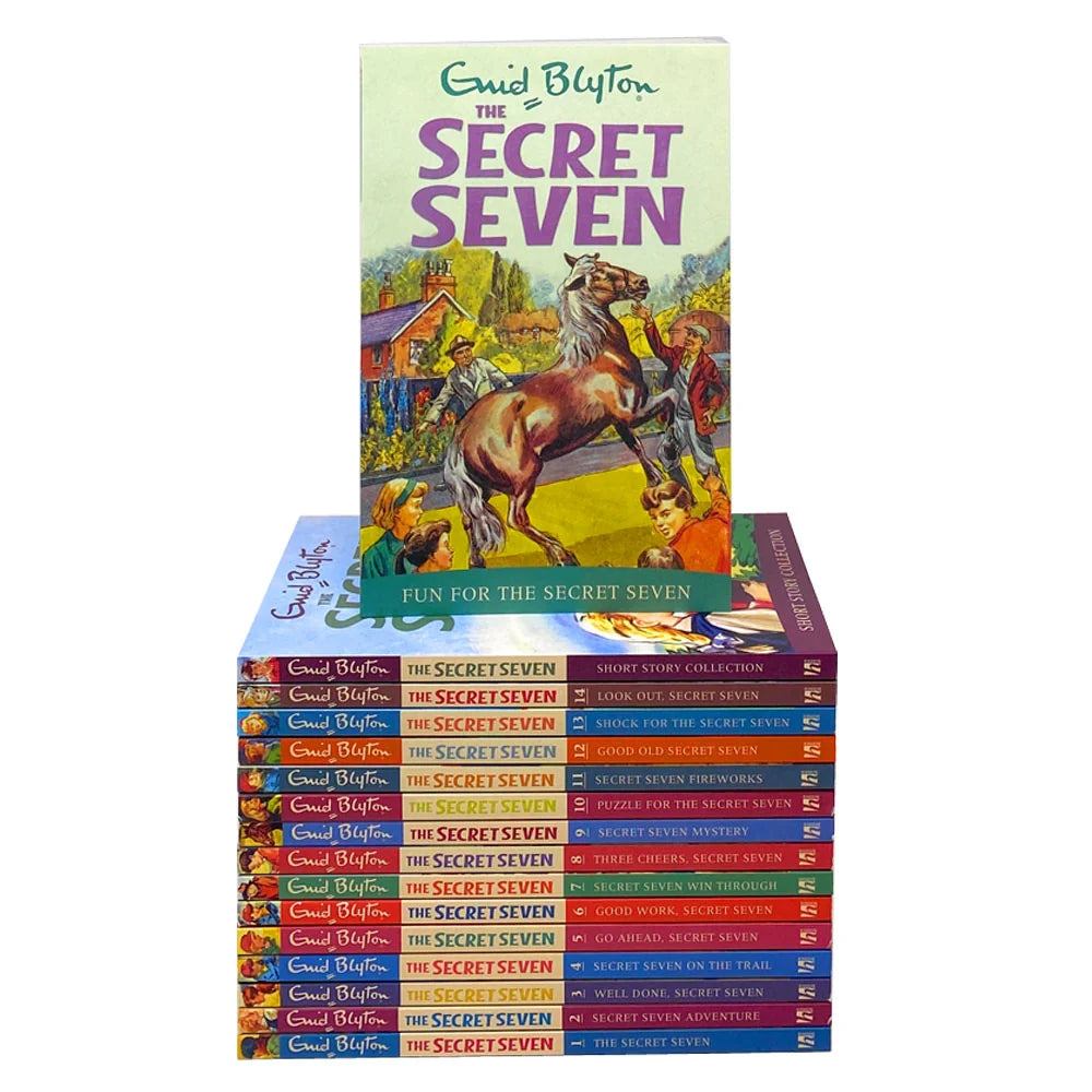 Enid Blyton's Secret Seven – Complete 16 Book Box Set: Classic Adventure & Mystery Stories - By Enid Blyton