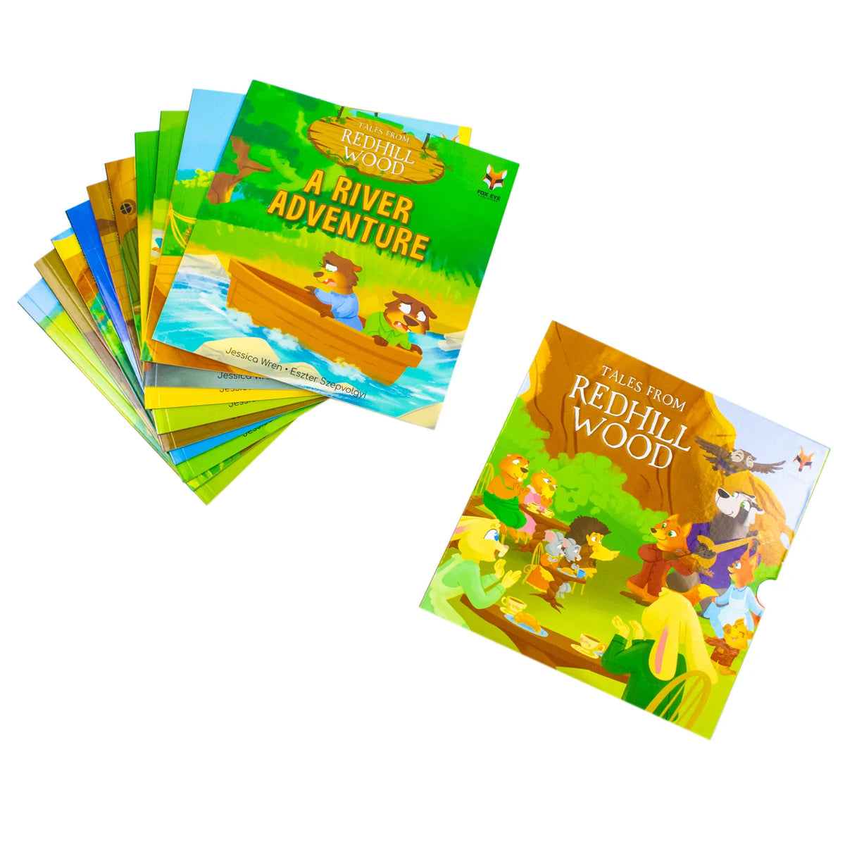 Tales From Redhill Wood – 10 Book Collection Set: A Summer Wedding, A Sleepy Winter, Squirrel Adventure & More - By Jessica Wren
