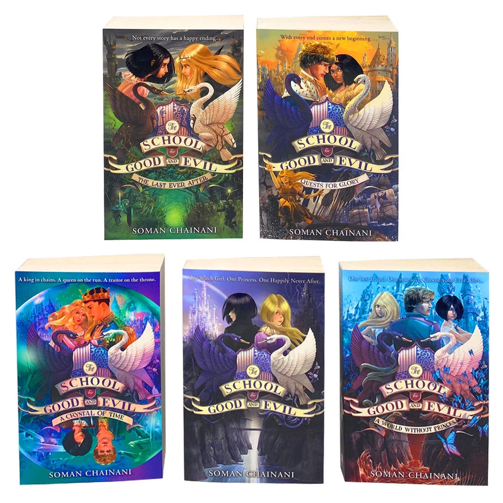 The School for Good and Evil – 5 Book Collection Set: Fantasy Adventure & Friendship - By Soman Chainani - Paperback