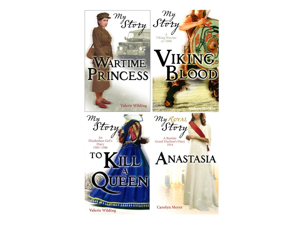 My Story Collection – 4 Book Set: Viking Blood, Anastasia, To Kill a Queen & Wartime Princess - By Various Authors - Paperback