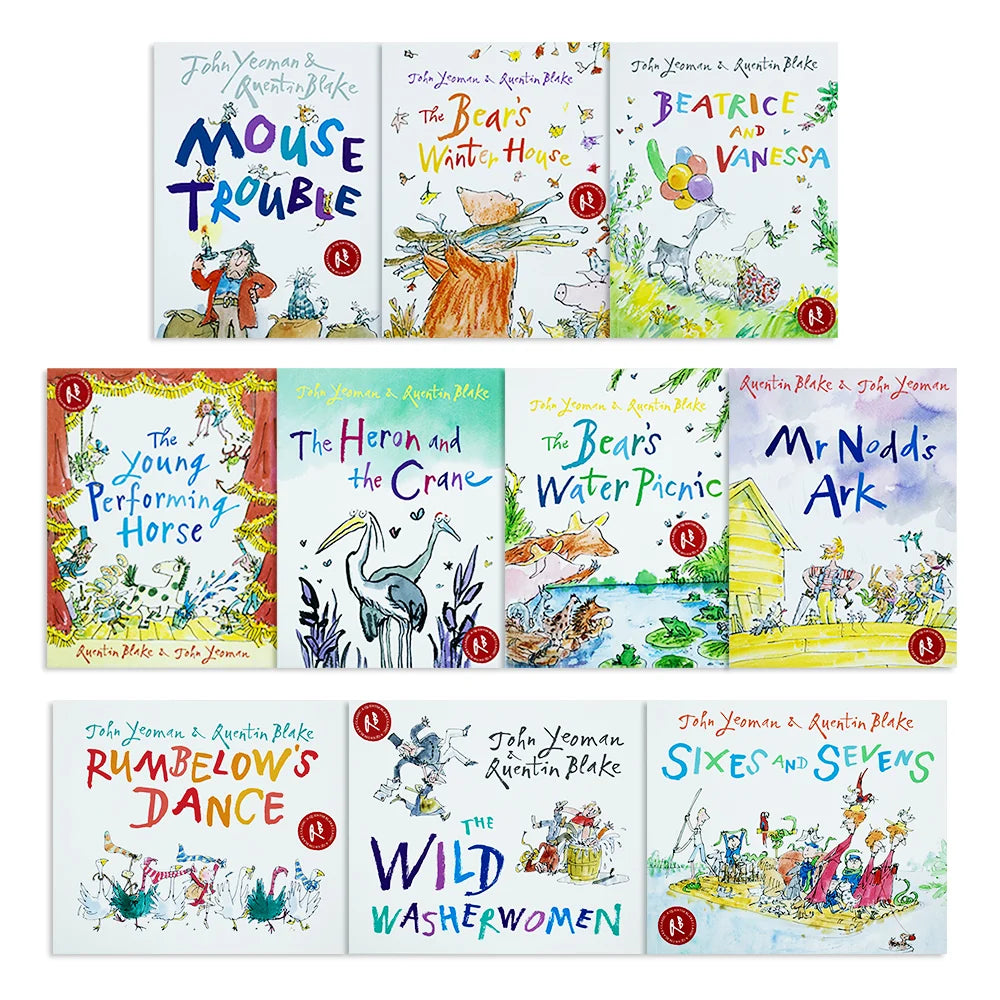 John Yeoman & Quentin Blake – 10 Book Collection Set: Classic Children's Stories & Illustrated Tales - Fun Learning, Bedtime & Read-Aloud Books Ages 8+