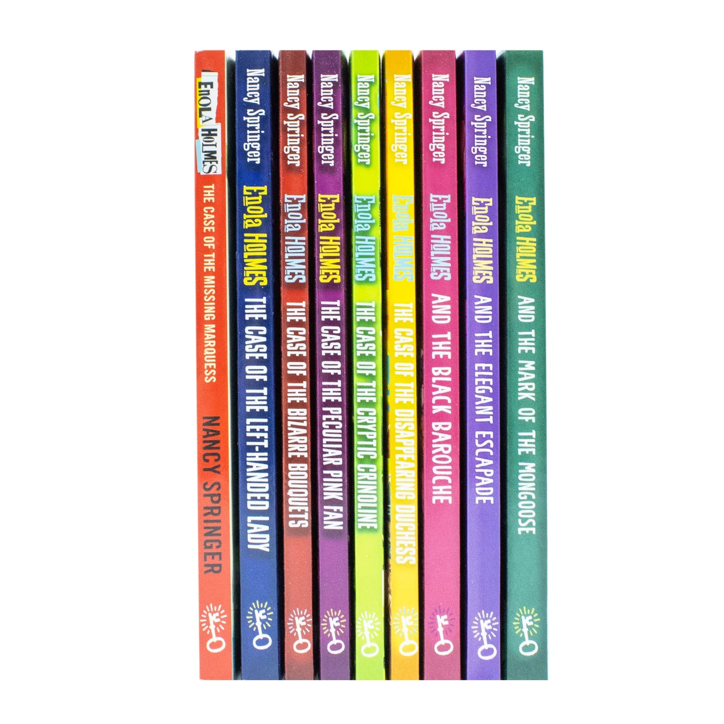 Enola Holmes 9 Book Collection – The Case of the Missing Marquess, The Left-Handed Lady, The Bizarre Bouquets & More - By Nancy Springer - Paperback