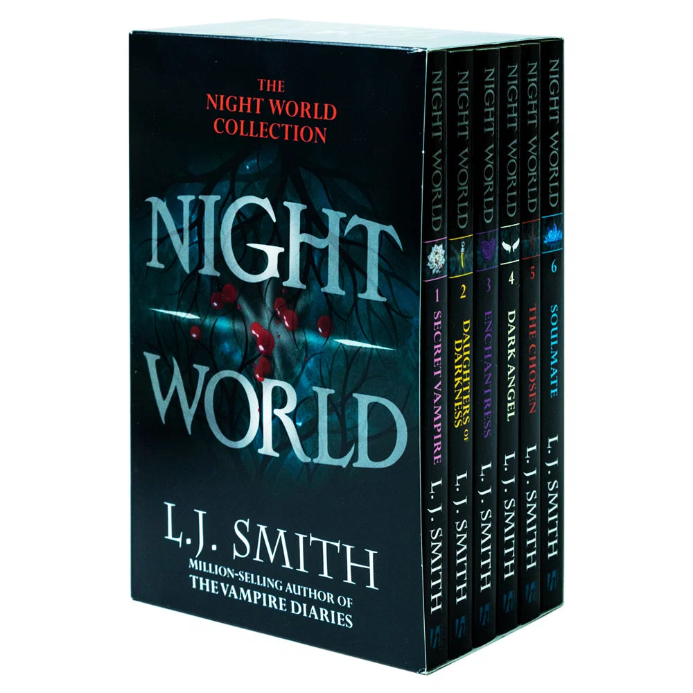 Night World – 6 Book Collection Box Set: Secret Vampire, Daughters of Darkness, Enchantress, Dark Angel, The Chosen & Soulmate - By L.J. Smith