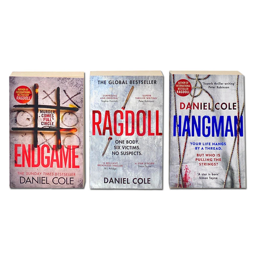 Ragdoll Trilogy – 3 Book Set: Ragdoll, Hangman & Endgame - By Daniel Cole - Paperback