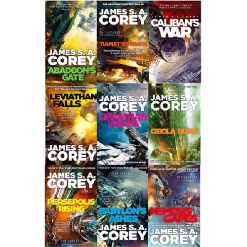 The Expanse – Complete 9 Book Collection Set: Space Opera, Sci-Fi Adventure, Mystery & Aliens - By James S. A. Corey