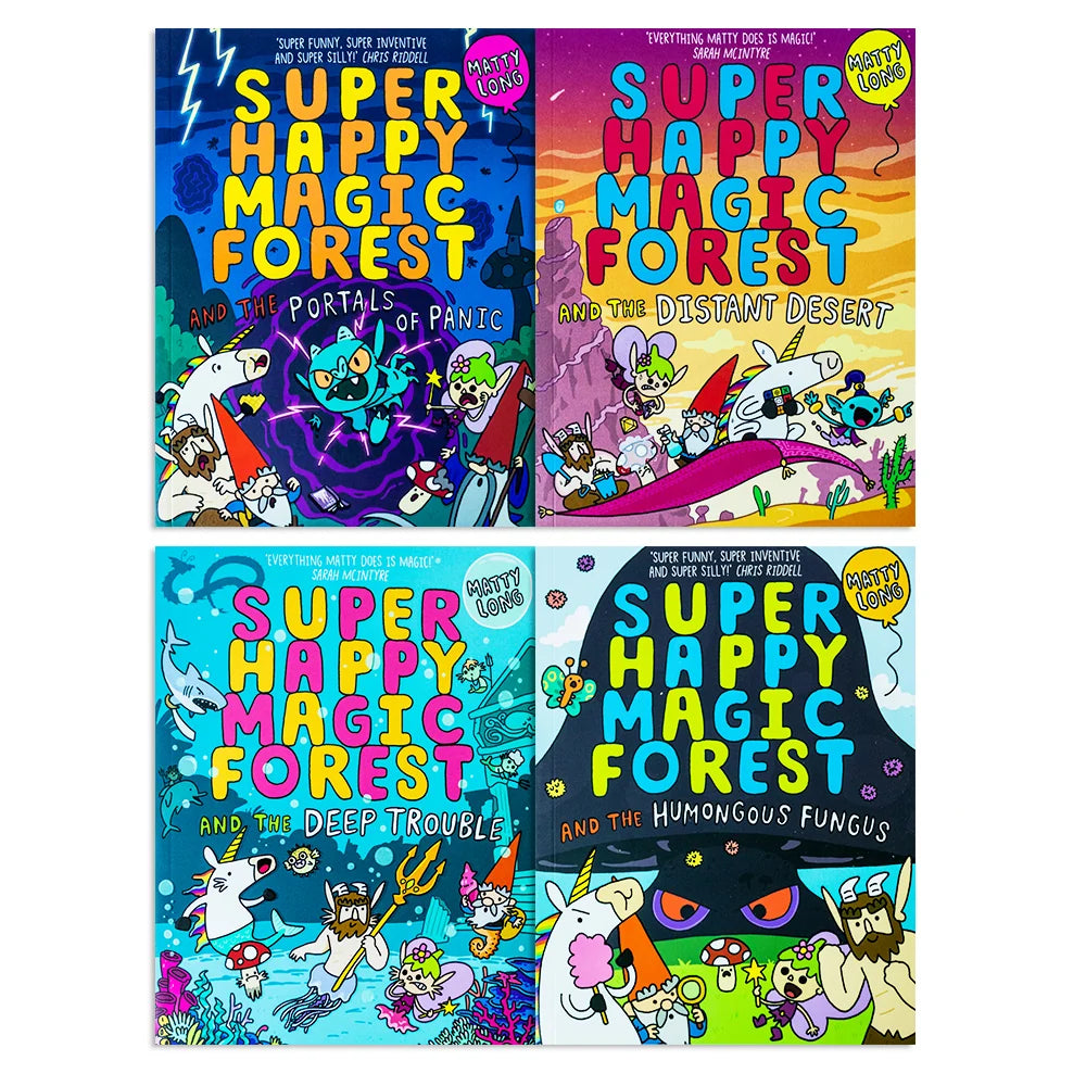 Super Happy Magic Forest Series – 4 Book Collection Set - By Matty Long