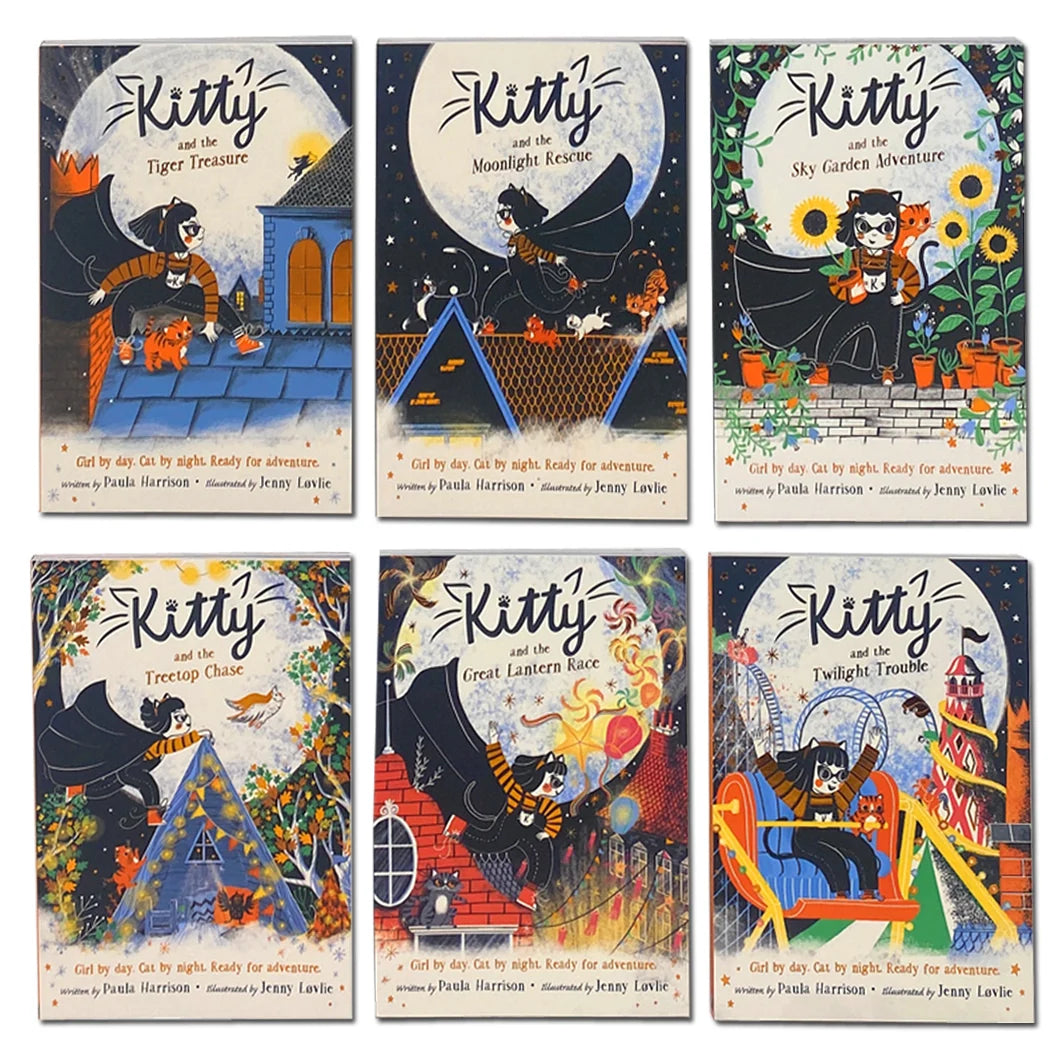 Kitty and the Rescue Adventure – 6 Book Collection Set: Children's Animal Fiction, Pets & Exciting Adventures - By Paula Harrison