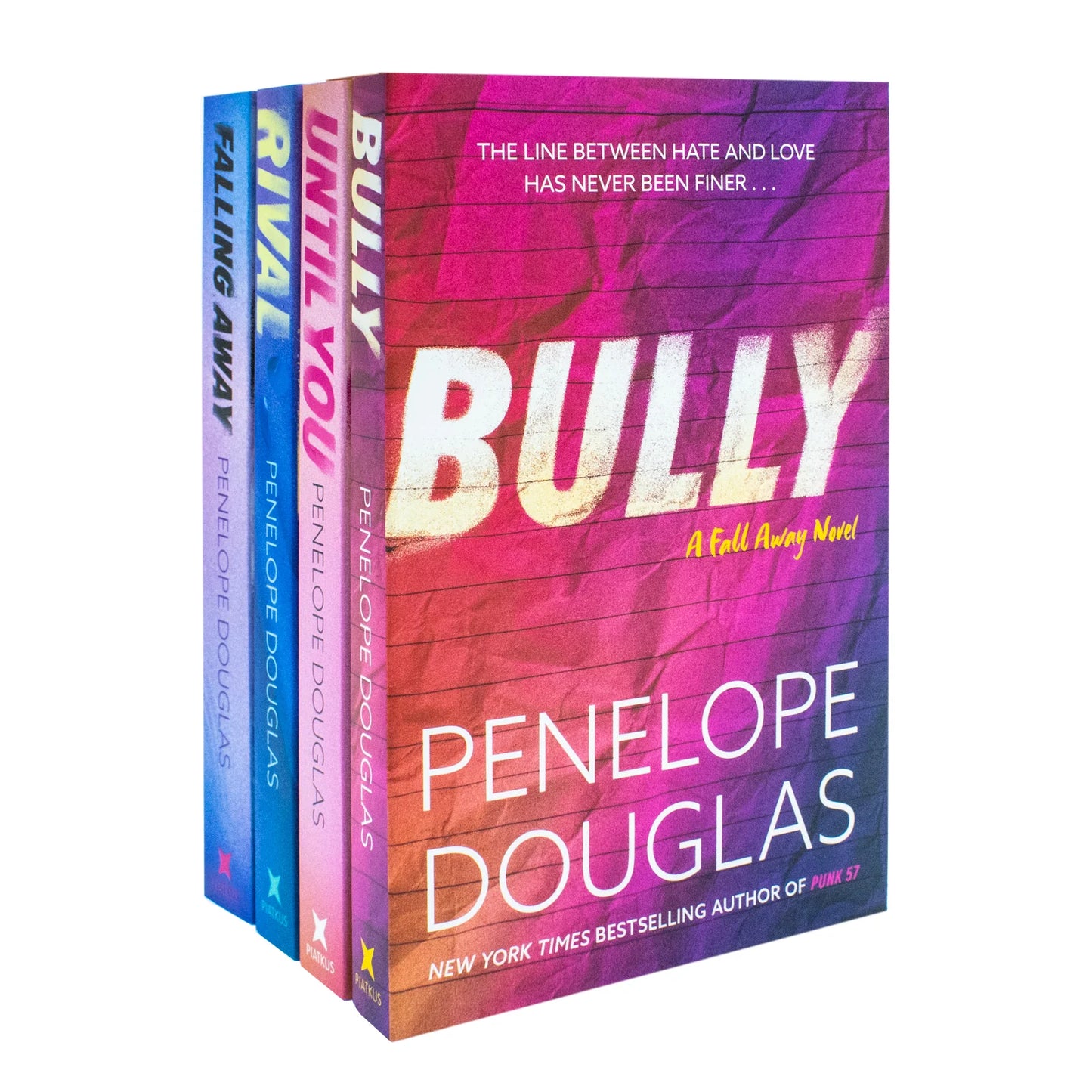 Fall Away Series – 4 Book Collection Set: Bully, Until You, Rival & Falling Away - By Penelope Douglas