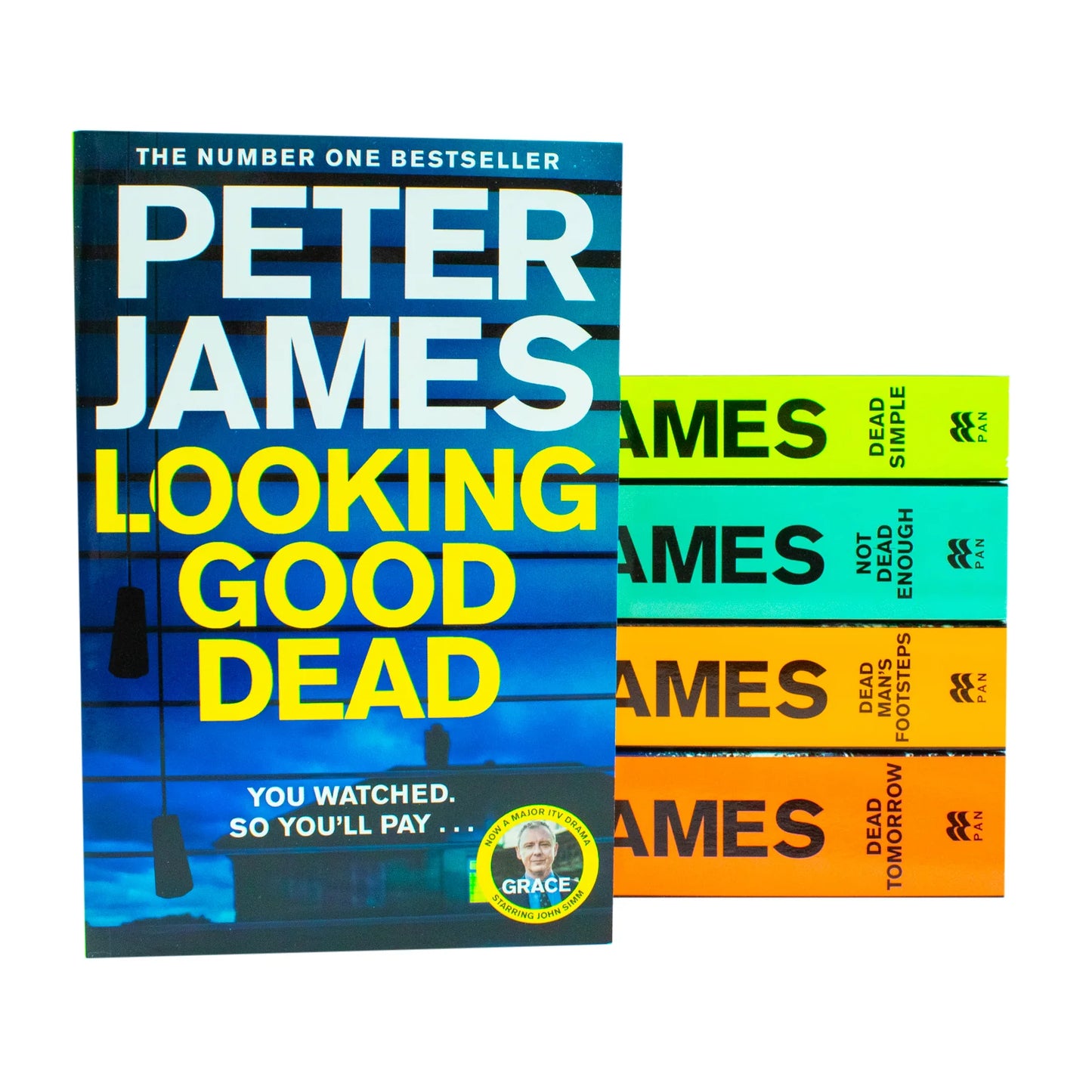 Roy Grace Crime Thriller Series – Books 1–5: Dead Simple, Looking Good Dead, Not Dead Enough & More - By Peter James - Paperback