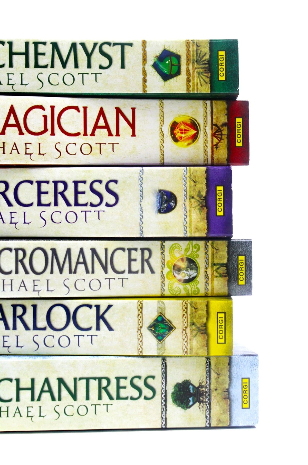 The Secrets of the Immortal Nicholas Flamel – 6 Book Set: Complete Series - By Michael Scott - Paperback