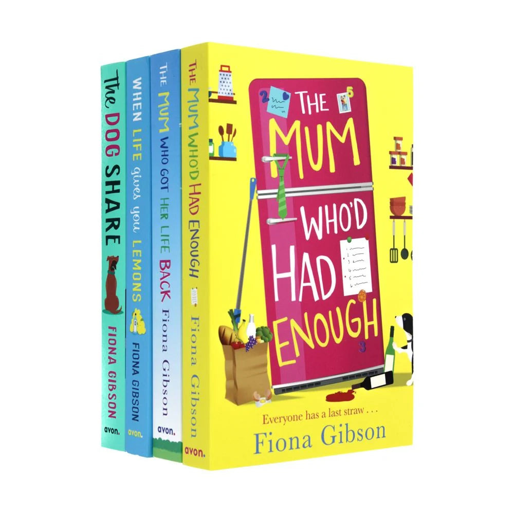 Fiona Gibson 4 Book Collection – The Dog Share, When Life Gives You Lemons, The Mum Who’d Had Enough & The Mum Who Got Her Life Back - By Fiona Gibson - Paperback