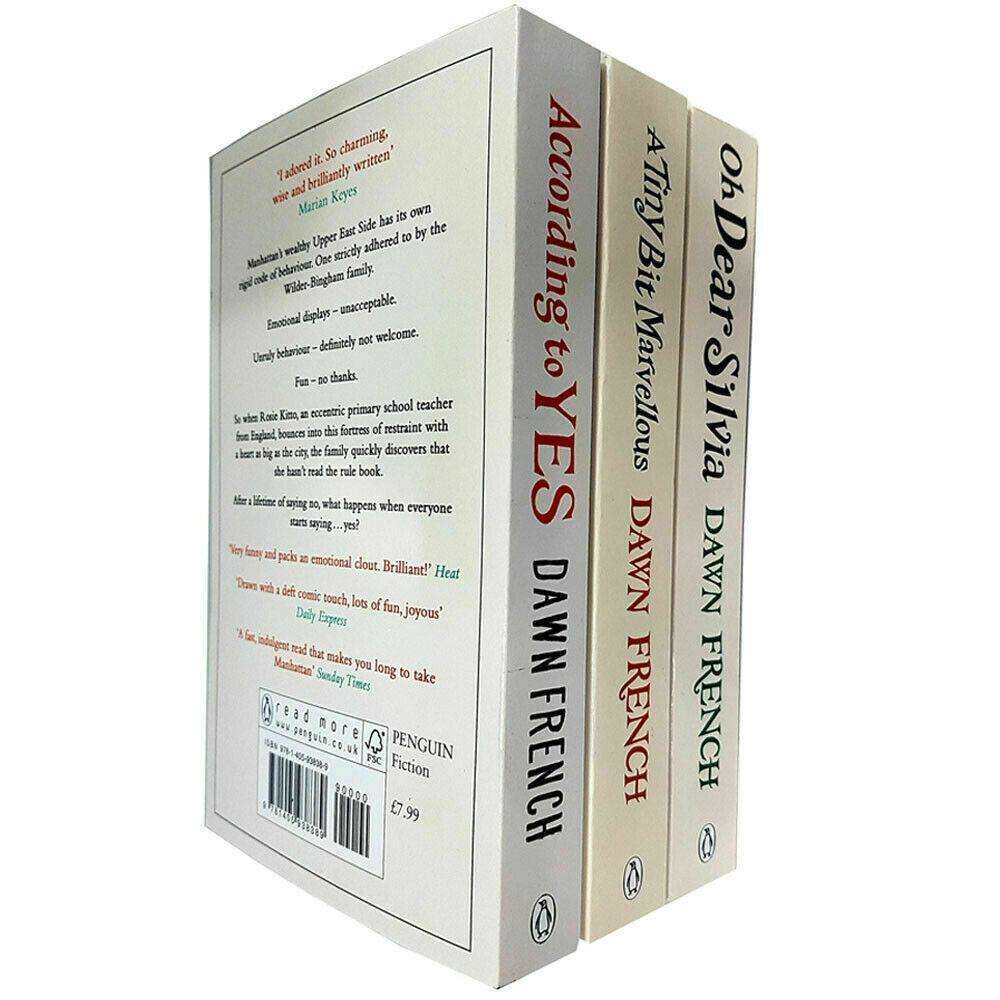Dawn French 3 Book Collection – According to Yes, A Tiny Bit Marvellous & Oh Dear Silvia - By Dawn French - Paperback