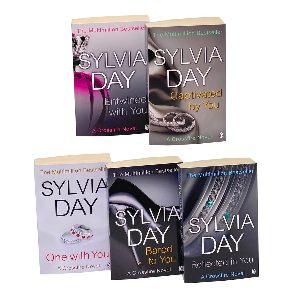 Crossfire – 5 Book Collection Set: Bared to You, One with You & More - By Sylvia Day