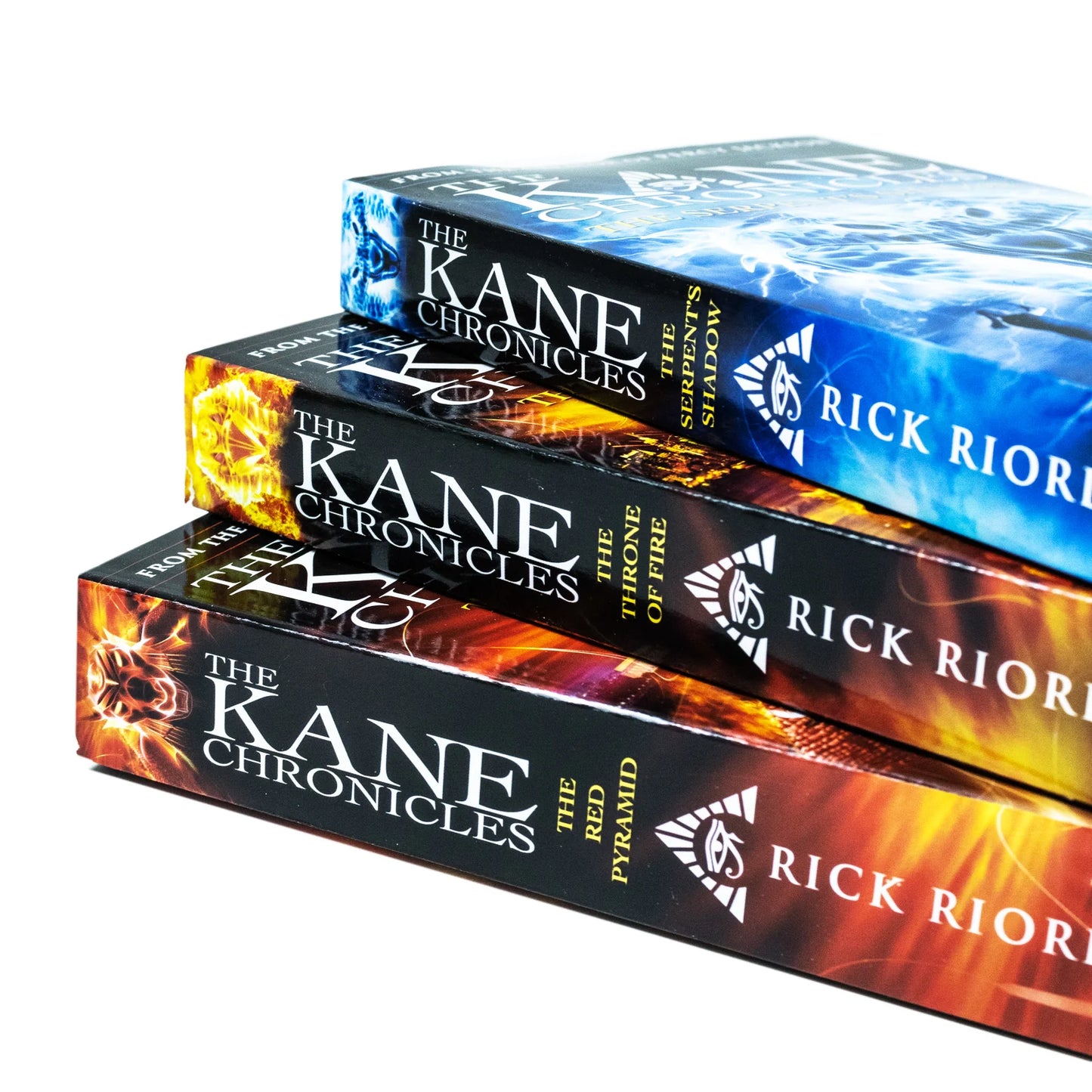 The Kane Chronicles – Complete 3 Book Collection Set: The Red Pyramid, The Throne of Fire & The Serpent's Shadow - By Rick Riordan - Paperback