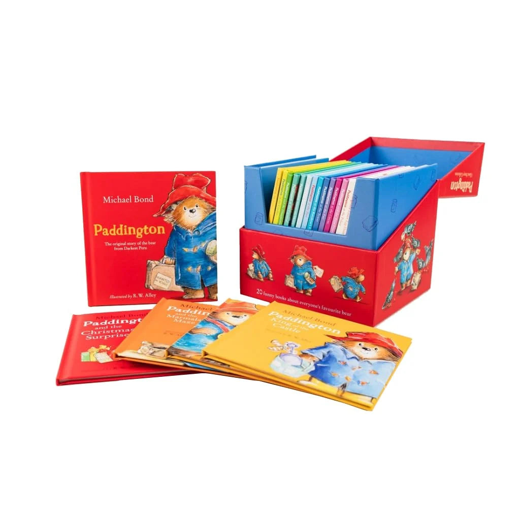 Paddington Classic Story Collection – 20 Book Box Set: Beloved Children's Stories Including Paddington at the Zoo, Marmalade Maze & More - By Michael Bond