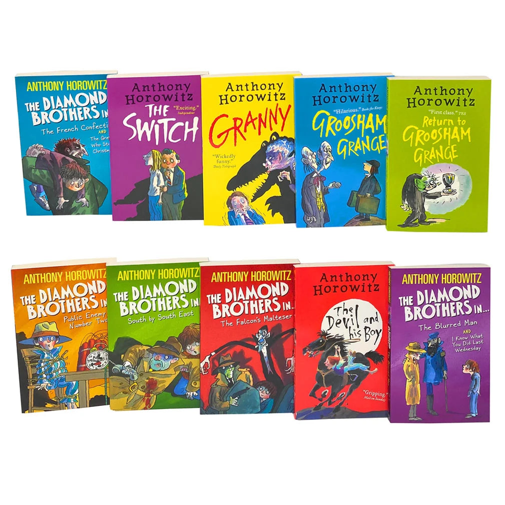 Anthony Horowitz – 10 Book Bumper Box Set: Wickedly Funny Children's Fiction, Humour & Adventure - By Anthony Horowitz