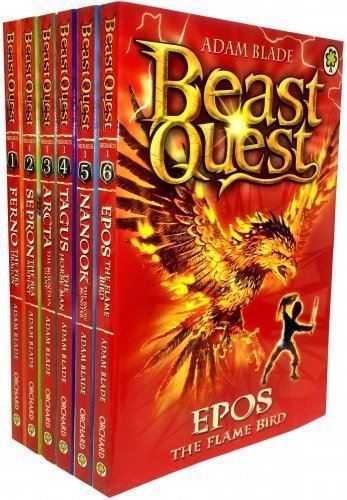 Beast Quest Collection – 6 Book Set: Series 1 - By Adam Blade - Paperback
