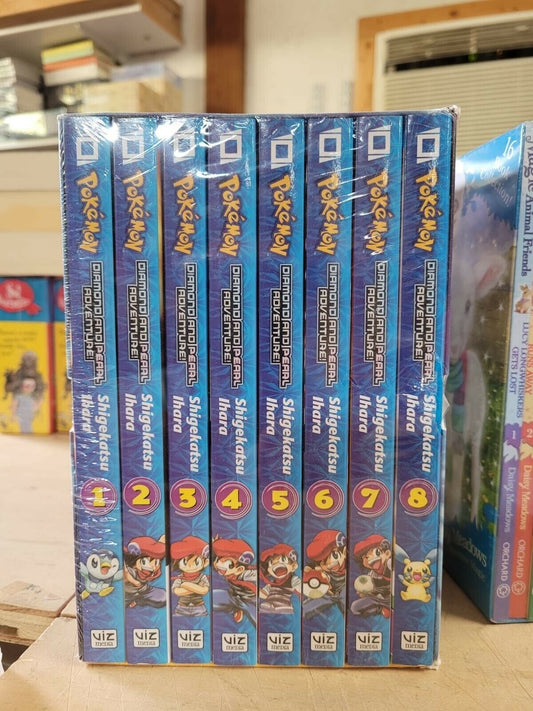 Pokemon Adventure Diamond and Pearl Eight Book Children's Collection Set Pack - Shigekatsu Ihara - Paperback