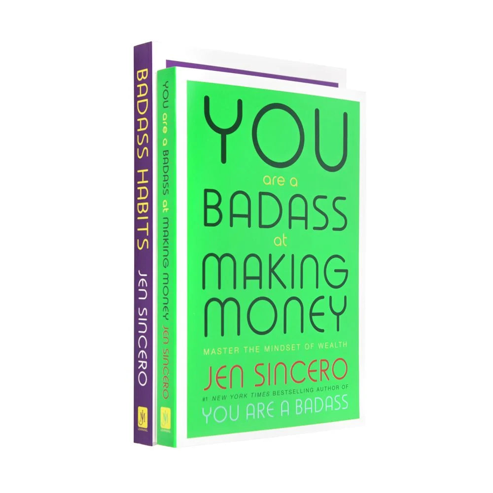 Jen Sincero 2 Book Collection – Badass Habits & You Are a Badass at Making Money - By Jen Sincero - Format to be Confirmed