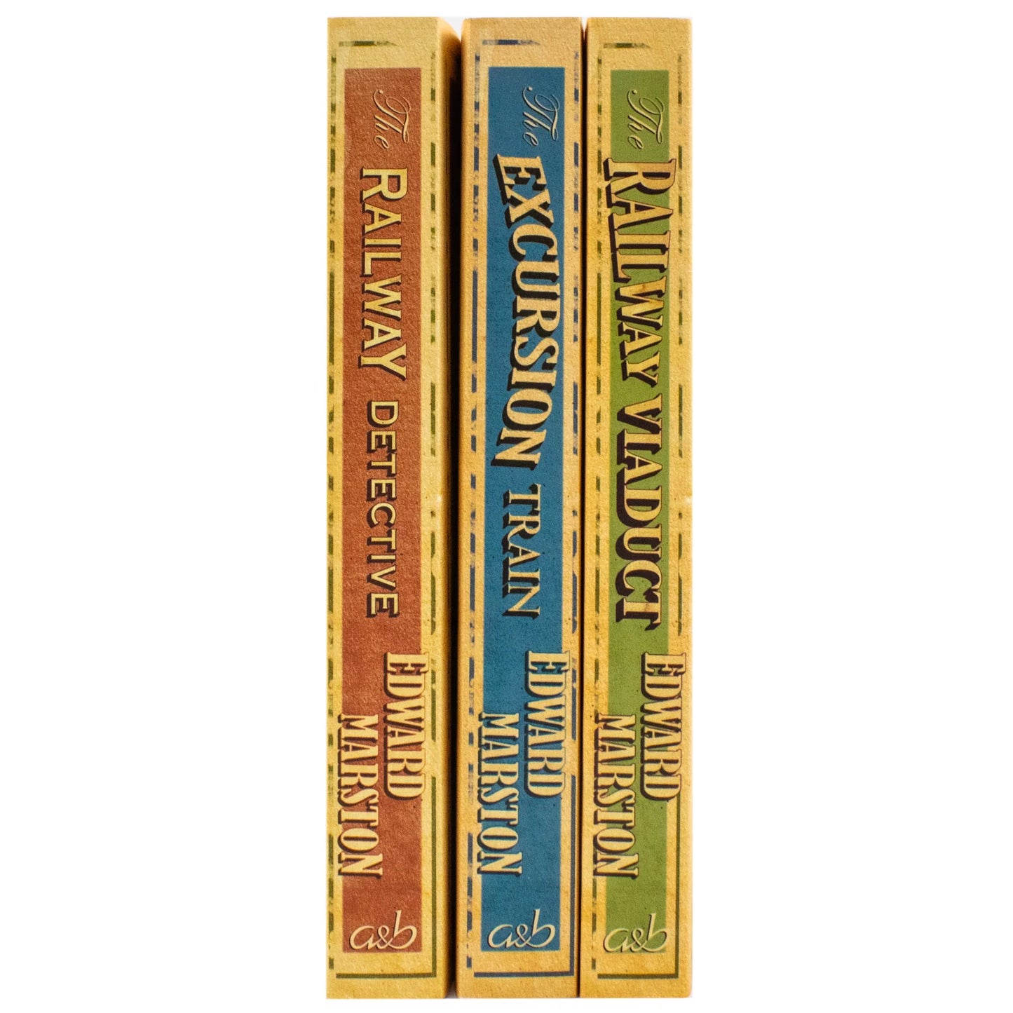 The Railway Detective Series – Books 1–3 Collection: The Railway Detective, The Excursion Train & The Railway Viaduct - By Edward Marston - Paperback