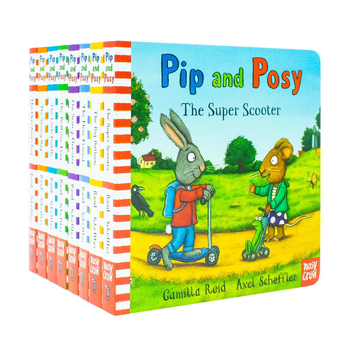 Pip and Posy – 8 Book Collection Box Set: Toddler Adventures, Friendship & Kindness - By Axel Scheffler - Board Books