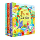 Usborne - Pop Up 3 Books Set Collection - by Fiona Watts - Jungle, Garden, Dinosaurs...