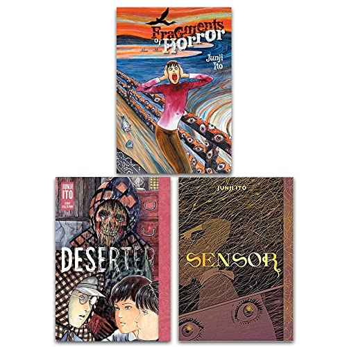 Junji Ito Story Collection – 3 Book Set: Deserter, Fragments of Horror & Sensor - By Junji Ito - Hardcover