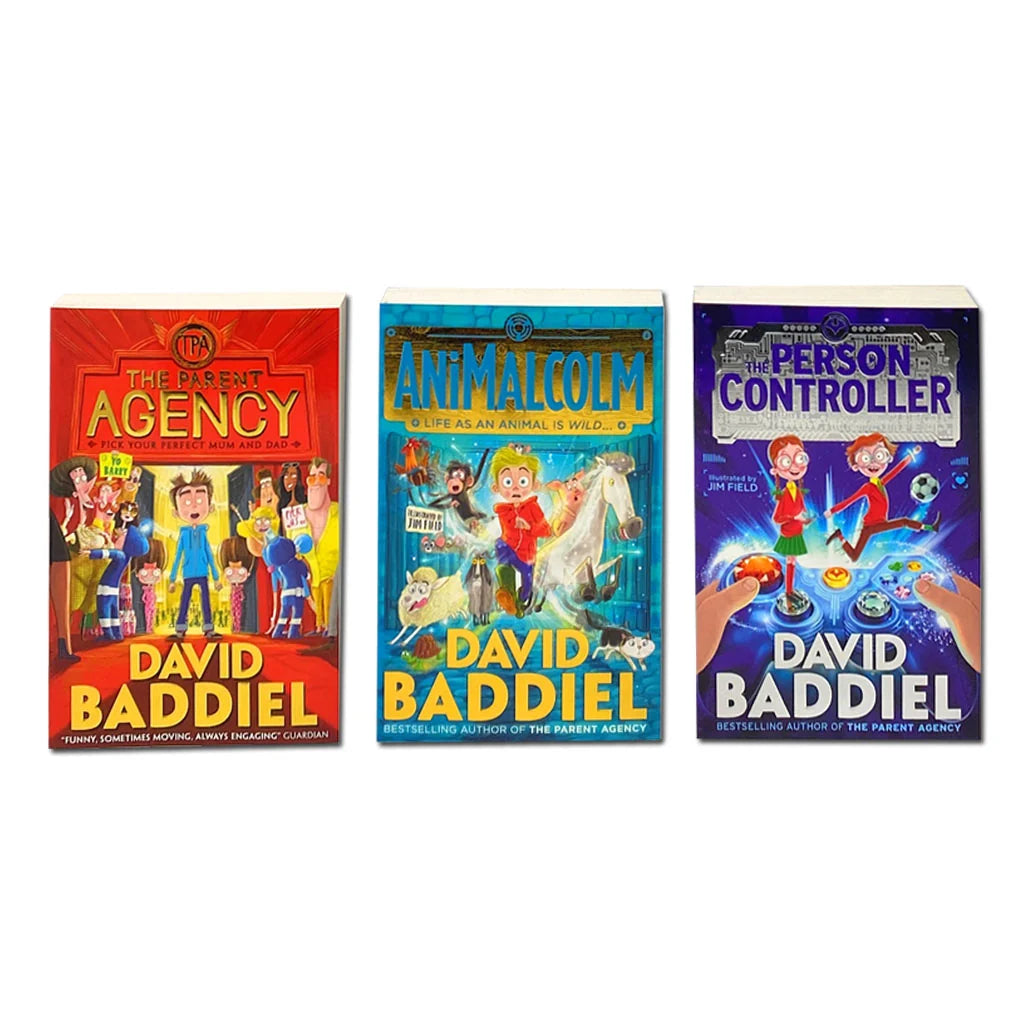 David Baddiel – 3 Book Collection Set: The Parent Agency & More - Children's Funny Fiction, Adventure & Imagination