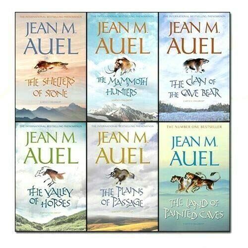 Earth's Children Series, Complete 6 Book Paperback Set - Jean M Auel - Paperback
