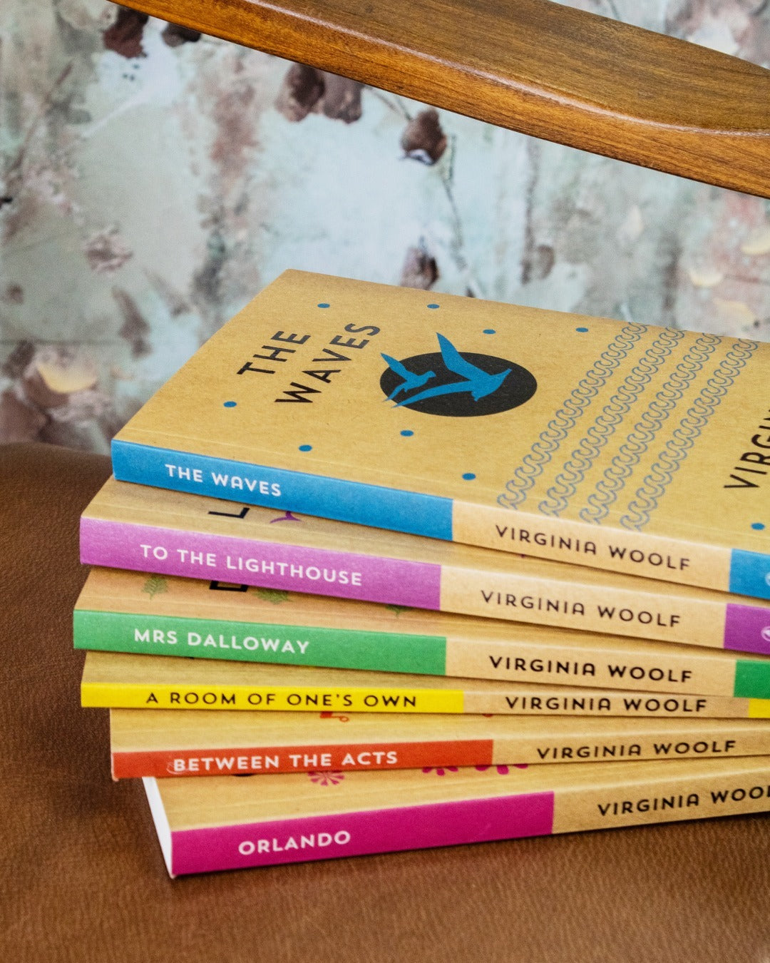 Virginia Woolf Six Book Set: Between the Acts, The Waves, Orlando, To the Lighthouse, A Room With a View, Mrs Dalloway