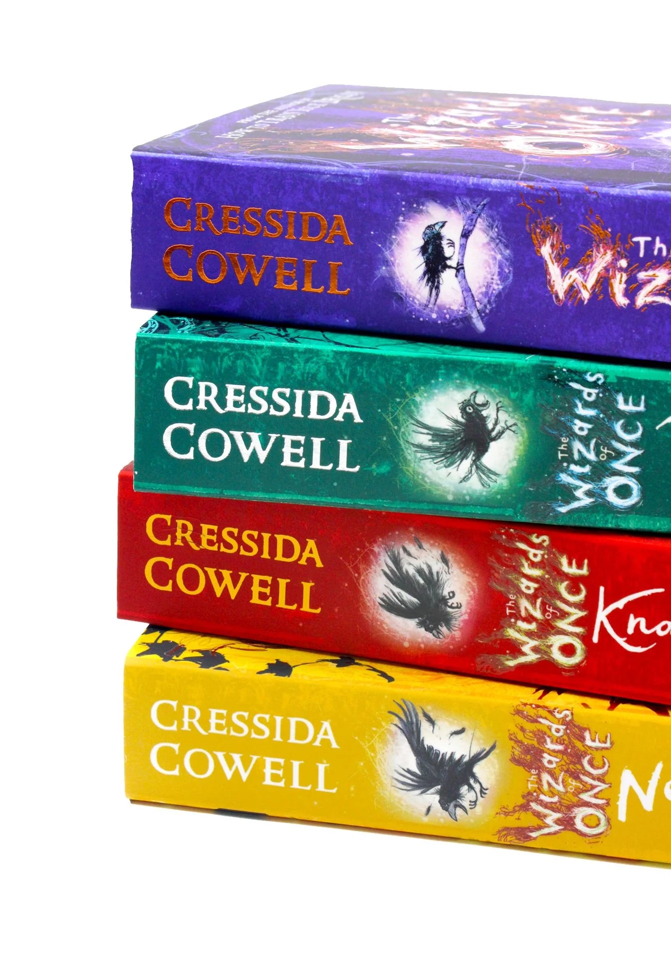 The Wizards of Once Series – Complete 4 Book Collection: The Wizards of Once, Twice Magic, Knock Three Times & Never and Forever - By Cressida Cowell - Paperback