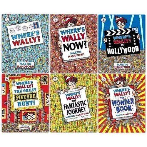 Where's Wally? The Super Six – 6 Book Box Set: Classic Search-and-Find Adventures with Poster & Puzzle - By Martin Handford - Paperback