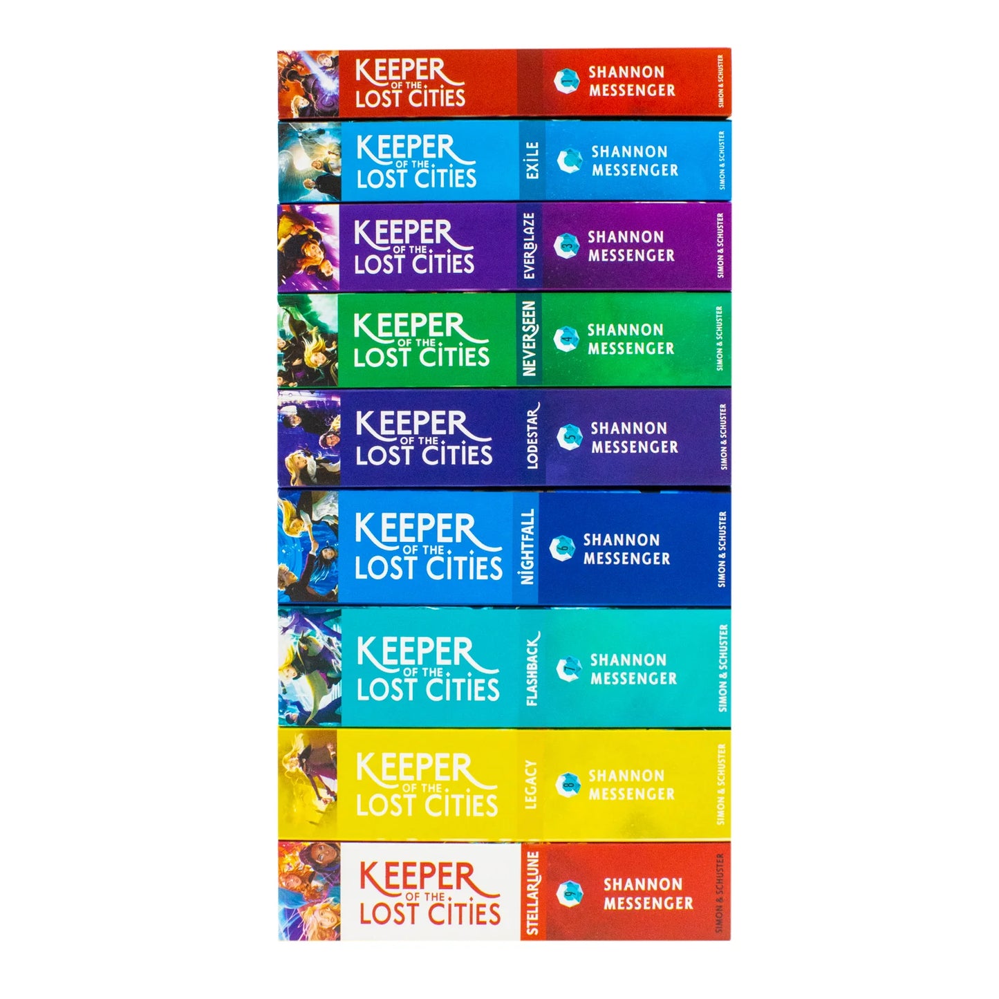 Keeper of the Lost Cities – 9 Book Collection Set: Fantasy Adventure, Magic & Young Reader Fiction - By Shannon Messenger