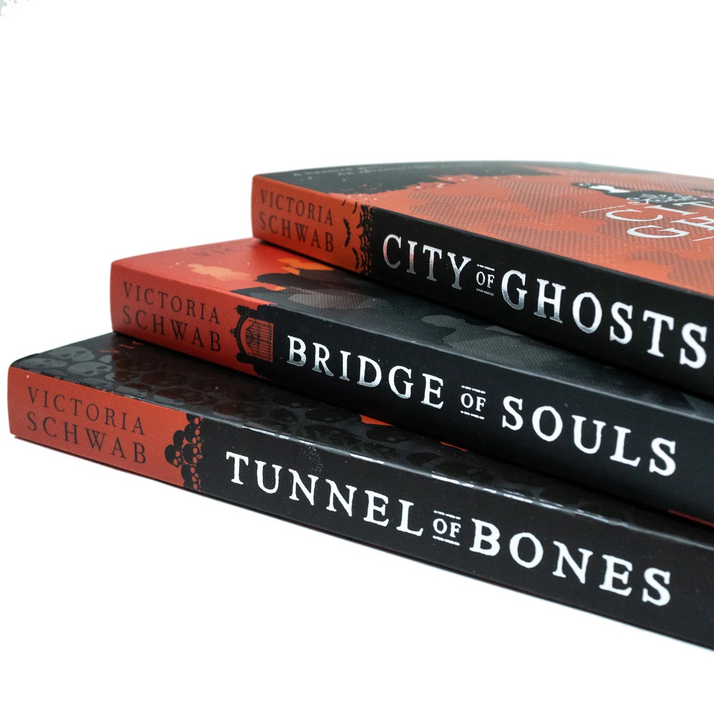 City of Ghosts Series – 3 Book Set: City of Ghosts, Tunnel of Bones & Bridge of Souls - By Victoria Schwab - Paperback