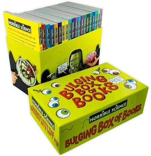 Horrible Science Bulging Box of Books – 20 Book Set: Angry Animals, Chemical Chaos, Deadly Diseases & More - By Nick Arnold - Paperback