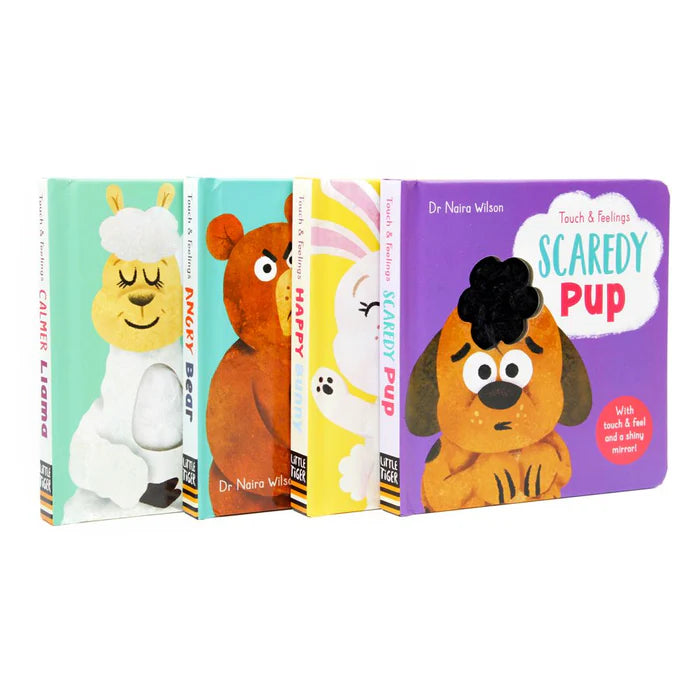 My First Behaviours Touch & Feelings 4-Book Gift Set by Dr Naira Wilson | Board Books for Toddlers – Early Learning, Emotions & Family Education