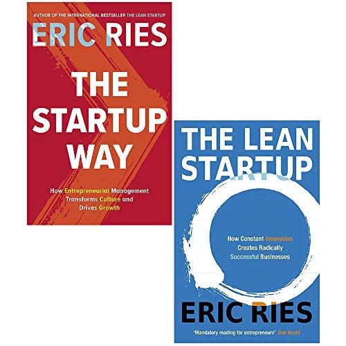 Eric Ries Startup Collection – 2 Book Set: The Lean Startup & The Startup Way - By Eric Ries - Paperback