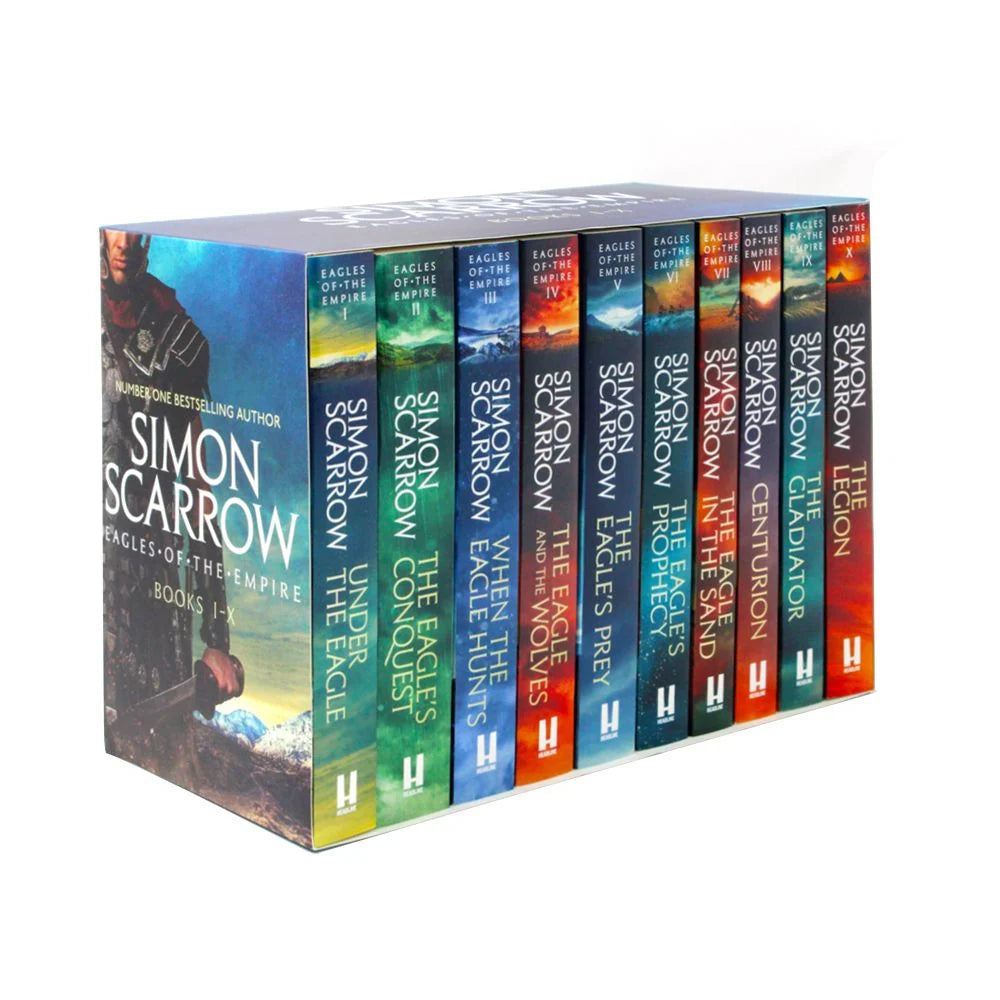 Eagles of the Empire – 10 Book Box Set: Books 1–10 - By Simon Scarrow - Historical Fiction - Paperback