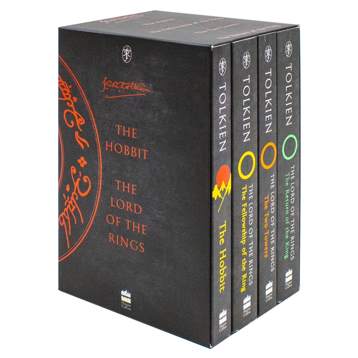 The Hobbit & The Lord of the Rings – 4 Book Box Set: The Hobbit, The Fellowship of the Ring & More - By J.R.R. Tolkien - Paperback