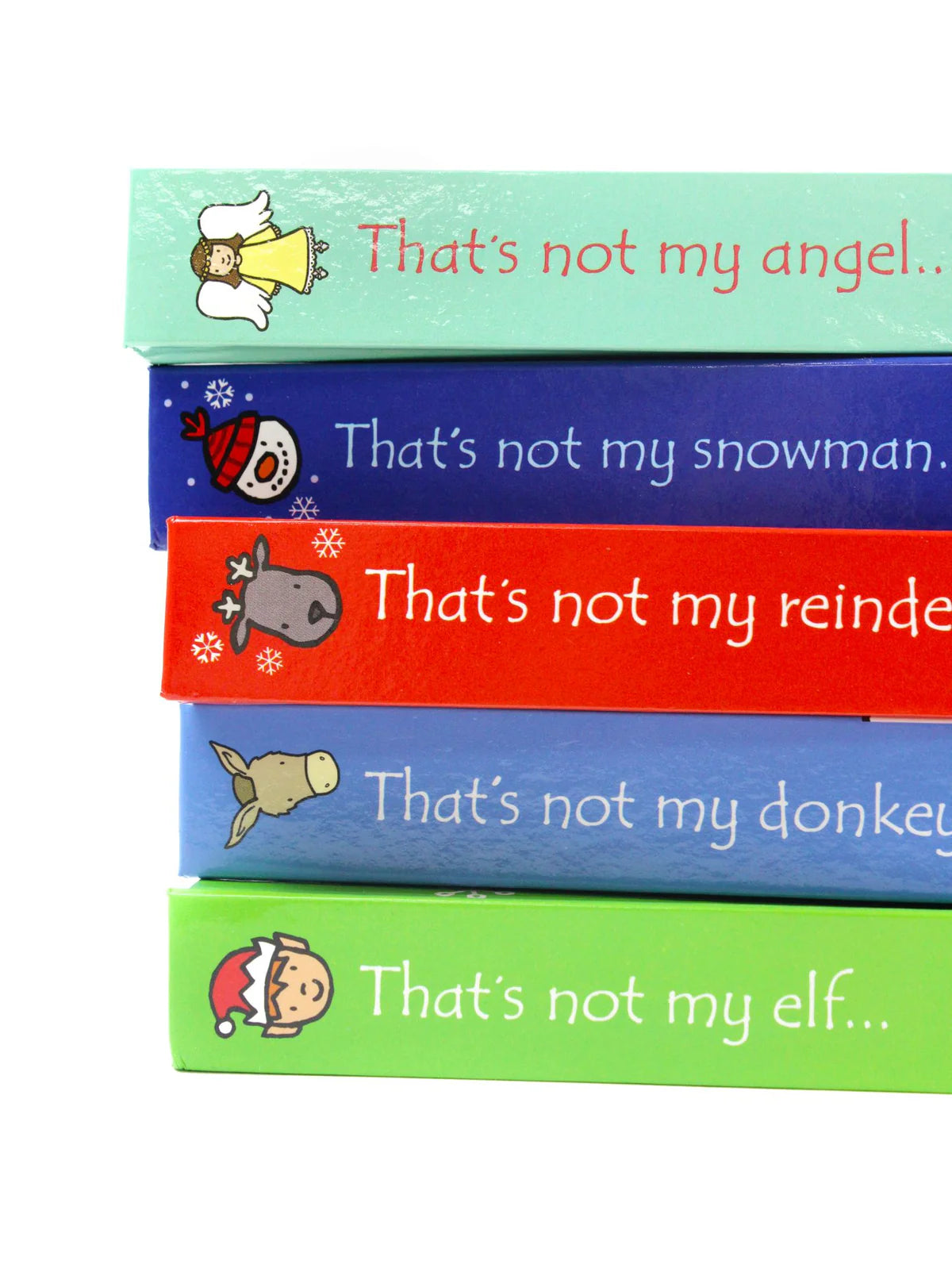 Thats Not My Touchy Feely - 5 Board Books Set - Christmas Collection
