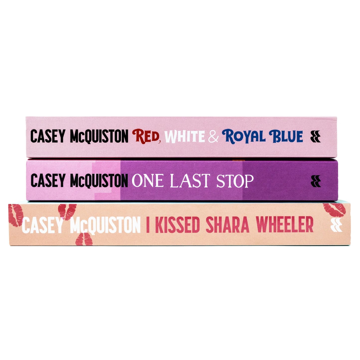 Casey McQuiston – 3 Book Collection Set: One Last Stop, Red, White & Royal Blue & I Kissed Shara Wheeler