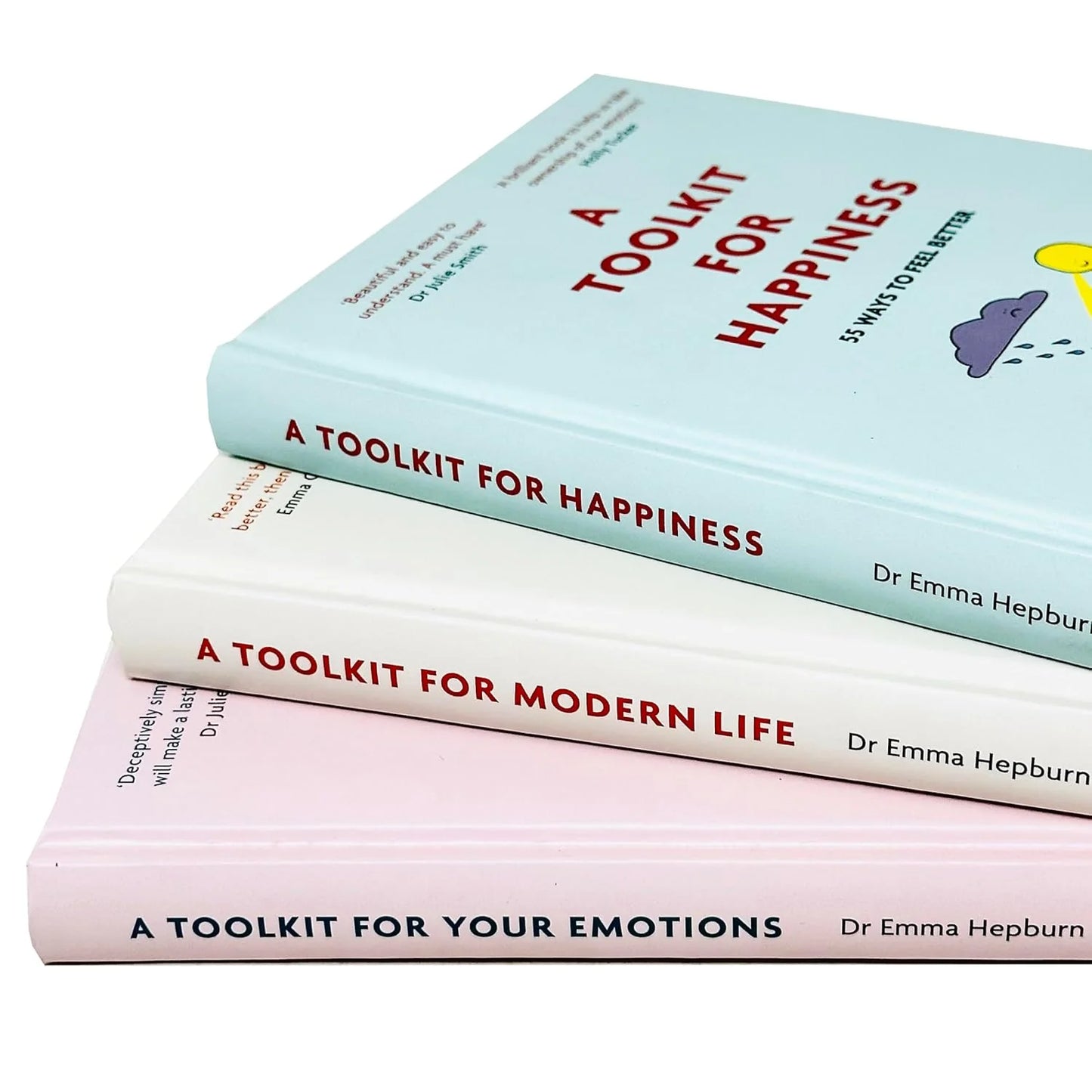 Dr Emma Hepburn 3 Book Collection – A Toolkit for Happiness, A Toolkit for Modern Life & A Toolkit for Your Emotions - By Dr Emma Hepburn - Hardback