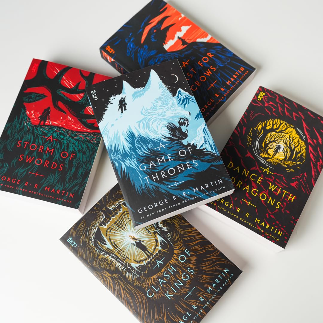 A Song of Ice and Fire – 5 Book Boxed Set: A Game of Thrones, A Clash of Kings & More - By George R. R. Martin - Paperback