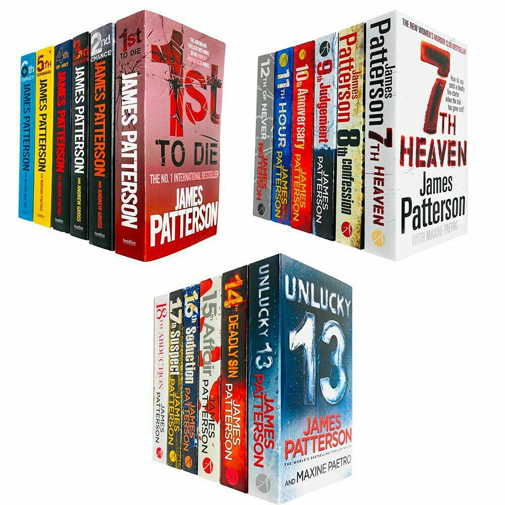 Womens Murder Club 19 Book Collection Set: Books 1-19  - by James Patterson - Paperback