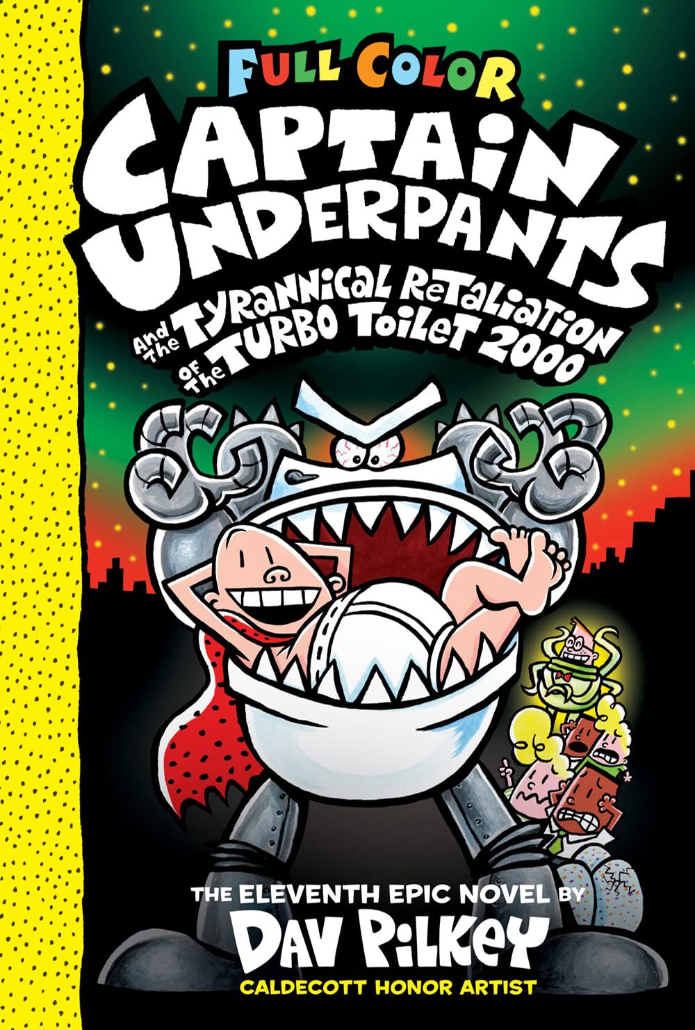 Captain Underpants Books 1-12 Complete FULL COLOR Collection - by Dav Pilkey - Hardcover